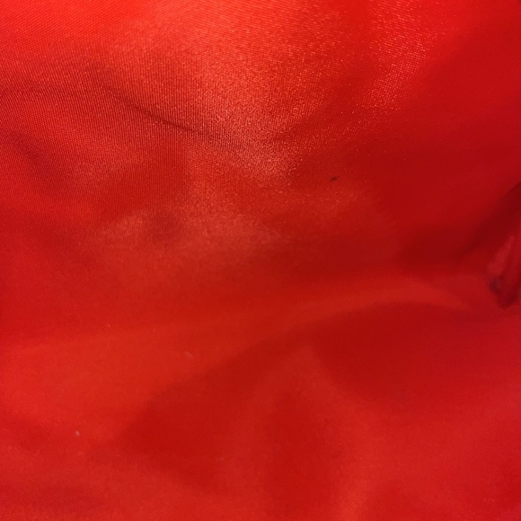 Tory Burch White Hedgehog Zip Makeup Cosmetic Case Bag Never Used Pink Red Gold - Picture 5 of 10